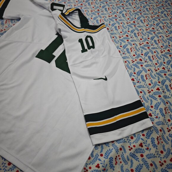 Green Bay Packers Jordan Love game White Jersey No. 10 - Picture 6 of 6
